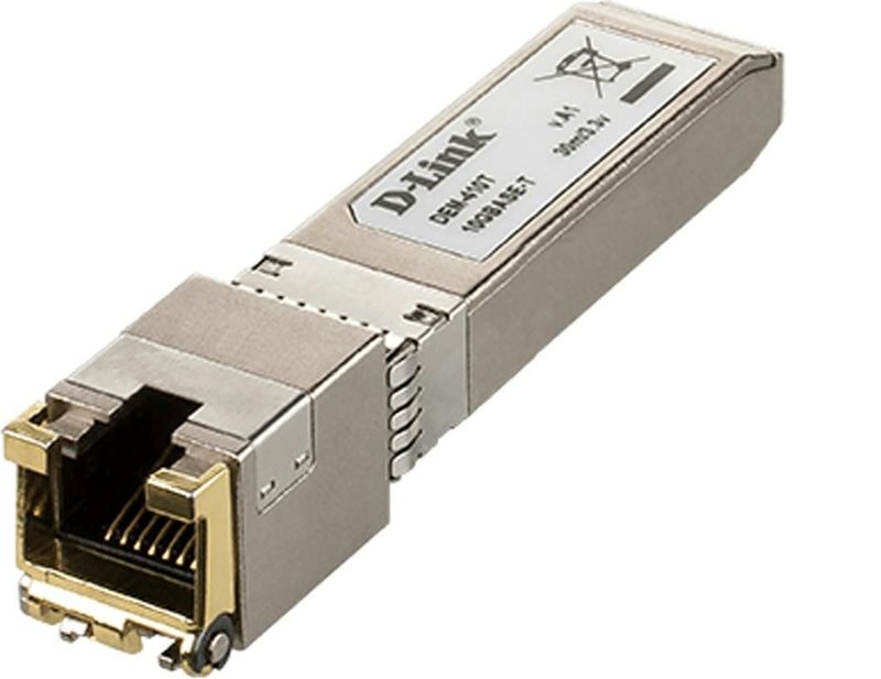 D-link - SFP+ 10GBASE-T - Transceiver - Koper - Tot 30 m, 10.000 Mbit/s