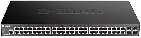 D-Link DGS-1250-52X Managed L3 Gigabit Ethernet (10/100/1000) Zwart