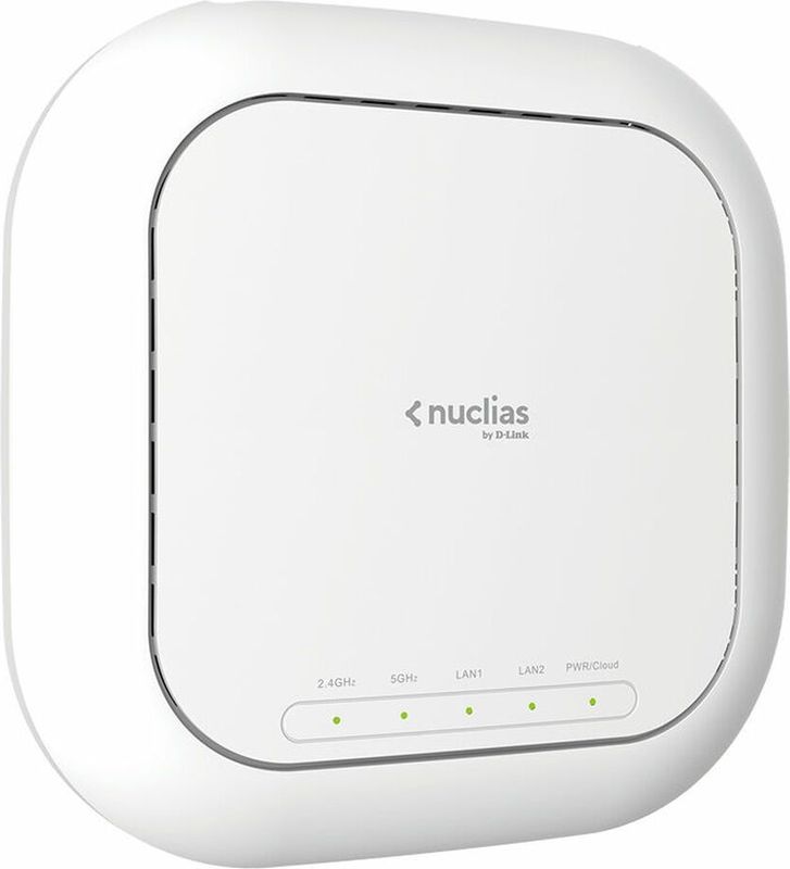 D-Link - Nuclias DBA-2520P - Cloud Access Point - Tot 1,9 Gbps Draadloze Doorvoer - Gigabit PoE Ethernet LAN-poort