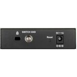 D-Link DGS-1100-05V2/E netwerk-switch Managed L2 Gigabit Ethernet (10/100/1000) Zwart