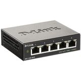 D-Link DGS-1100-05V2/E netwerk-switch Managed L2 Gigabit Ethernet (10/100/1000) Zwart