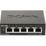 D-Link DGS-1100-05V2/E netwerk-switch Managed L2 Gigabit Ethernet (10/100/1000) Zwart