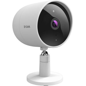 D-Link DCS-8302LH mydlink Full HD Outdoor Wi-Fi Camera met Nachtzicht, AI-gebaseerde persoonsdetectie, Twee-weg audio, 85 dB sirene, SD/Cloud Video Recording, Ethernet, ONVIF, Alexa, Google Assistant