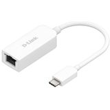 D-link - Usb C/Ethernet Adapter - Zwart - Materiaal: Kunststof
