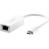 D-link - Usb C/Ethernet Adapter - Zwart - Materiaal: Kunststof