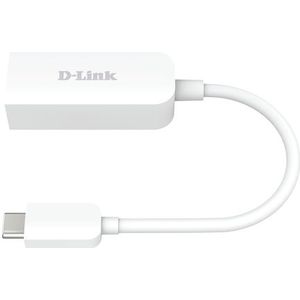 D-link - Usb C/Ethernet Adapter - Zwart - Materiaal: Kunststof