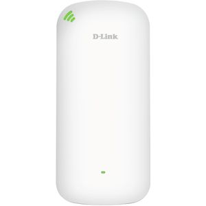 D-Link DAP-X1860 EXO AX1800 Mesh Wi-Fi 6 Range Extender, Wi-Fi Booster, Repeater, Hotspot met Gigabit Poort, MU-MIMO, OFDMA, Wi-Fi EasyMesh, Signal Indicator, Plug and Play, WPS, WPA3