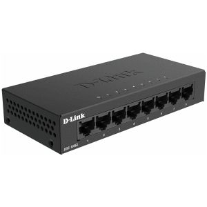 D-Link DGS-108GL/E Gigabit Desktop Switch mit Metallgehäuse, 5 Jahre Herstellergarantie
