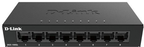D-Link DGS-108GL - Netwerkswitch - 8 Poorten - Unmanaged