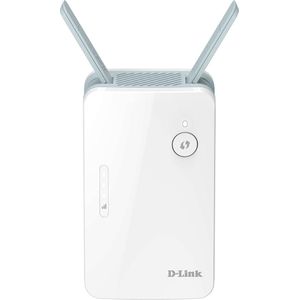 D-Link E15 WiFi Mesh Eagle Pro AI AX1500, Wi-FI Booster, Repeater, Hotspot met Gigabit Port, MU-MIMO, OFDMA, AI-Powered, signaalweergave, Plug and Play, WPS, WPA3