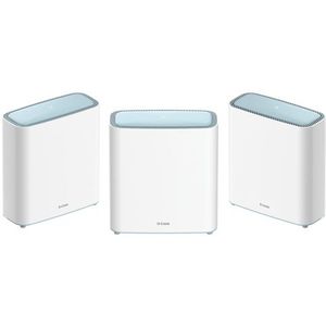 D-Link - Eagle Pro Ai - AX3200 Wifi-repeater - 3 Eenheden - Zwart