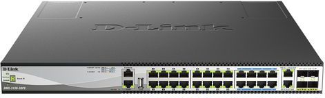 D-link Dms-3130-30ps Switch - Zwart - Managed L3 - Power Over Ethernet