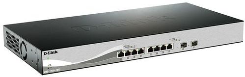 D-Link - DXS-1210 - Netwerkschakelaar - Zwart - 10-Gigabit-Ethernet, 8x10G, 2xSFP, Beheerd