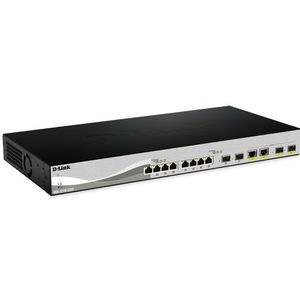 D-Link - Smart+ L2+ Switch - Netwerkschakelaar - Zwart - 10GbE SFP+ & Multigigabit Koper