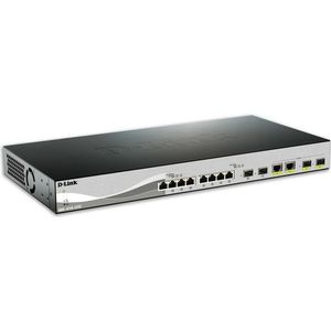 D-Link - DXS-1210-08T - Netwerkschakelaar - Zwart - Beheerd - 10-Gigabit