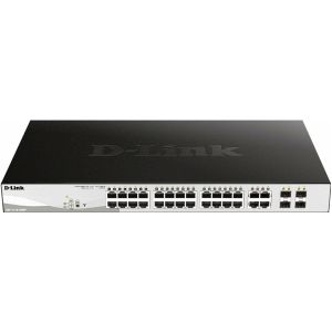 D-Link DGS-1210-28MP/E netwerk-switch Managed L2 Gigabit Ethernet (10/100/1000) Power over Ethernet (PoE) 1U Zwart, Grijs