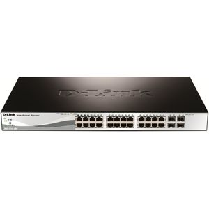 D-Link DGS-1210-28P Managed L2 Gigabit Ethernet (10/100/1000) Power over Ethernet (PoE) 1U