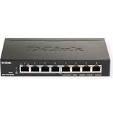 D-Link Switch DGS-1100-08PV2/E - Zwart - 8 Poorten - VLAN