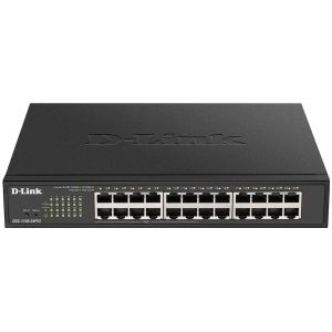 D-Link DGS-1100-24PV2/E Switch 24 Poorten Zwart PoE