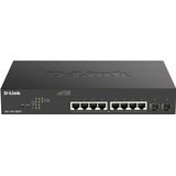 D-Link DGS-1100-10MPV2 Managed L2 Gigabit Ethernet (10/100/1000) Power over Ethernet (PoE) 1U Zwart