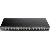 D-link - Dgs-1250-52x - Switch - Zwart - Metaal