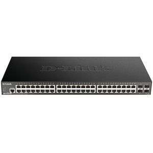 D-link - Dgs-1250-52x - Switch - Zwart - Metaal
