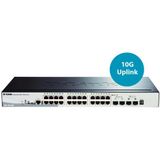 D-Link DGS-1510-28P Managed L3 Gigabit Ethernet (10/100/1000) Power over Ethernet (PoE) Zwart