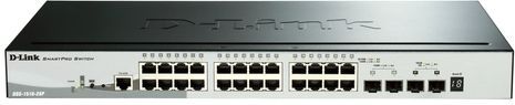 D-Link DGS-1510-28P Managed L3 Gigabit Ethernet (10/100/1000) Power over Ethernet (PoE) Zwart