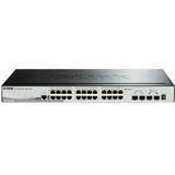 D-Link - DGS-1510-52XMP - Netwerkschakelaar - Zwart - 52-poorts PoE+ Smart Managed Gigabit Stack Switch 4x10G