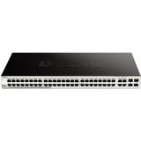 D-Link - DGS-1210-48 - Web Smart Gigabit Switch - Zwart - Webgebaseerd Beheer