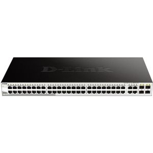 D-Link - DGS-1210-48 - Web Smart Gigabit Switch - Zwart - Webgebaseerd Beheer