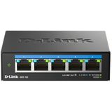 D-Link DMS-105 Unmanaged L2 2.5G Ethernet (100/1000/2500) Zwart