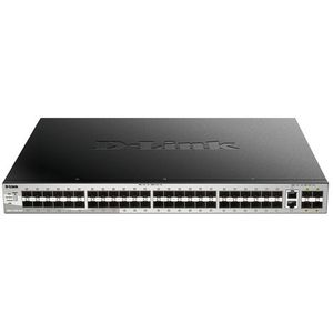 D-link - DGS-3130-54S/E - Switch - Beheerd - L3, 48 SFP-module slots, 4 SFP+ module slots