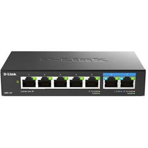 D-Link DMS-107/E Ethernet Switch 5 + 2 poorten