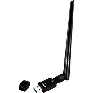 D-Link DWA-185 AC1200 MU-MIMO Wi-Fi USB Adapter, Dual Band, USB 3.0, Afneembare High-Gain Antenne, WPA3, Compatibel met Windows, Mac en Linux, Ultra Portable.