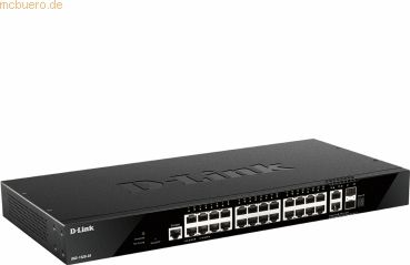 D-link - DGS-1520-28/E - Smart Managed Switch - Zwart - 28 Poorten, 128 Gbps Switching Capaciteit