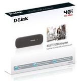 D-Link - 4G LTE USB Adapter - Zwart - Draagbaar