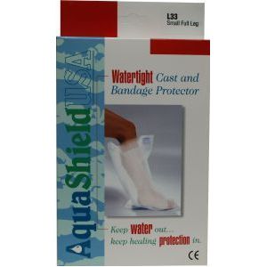 Aquashield - Geheel Been - Waterdichte Gipsbescherming - Polyurethaan - Aqua