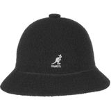 Kangol - Zwarte Bermuda Bucket Hat - Casual Stijl - Nylon