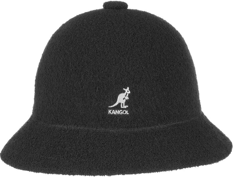 Kangol - Zwarte Bermuda Bucket Hat - Casual Stijl - Nylon