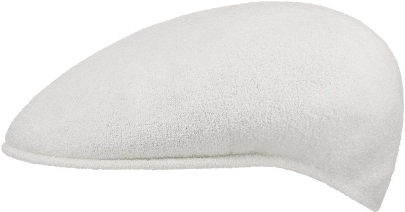 Kangol - Bermuda 504 - Accessoire - Wit - Getextureerd Bermudamateriaal