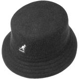 Kangol, Zwart vilt wollen lahinch hoed Zwart, unisex, Maat:M