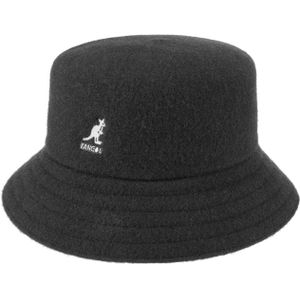 Kangol, Zwart vilt wollen lahinch hoed Zwart, unisex, Maat:L
