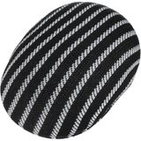 Kangol Twist Stripe 504 Zwart/Wit L Unisex Volwassenen, zwart/wit, L