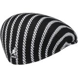 Kangol Twist Stripe 504 Zwart/Wit L Unisex Volwassenen, zwart/wit, L