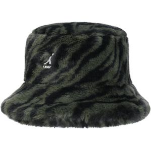 Faux Fur Zebra Bucket Stoffen Hoed by Kangol Stoffen hoeden