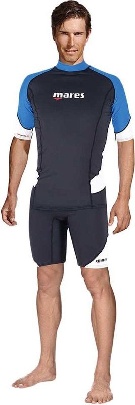Mares Rash Guard Trilastic Uv Korte Mouw T-shirt Zwart