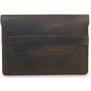 Buckle & Seam Terra Laptophoes Leer 30,5 cm brown