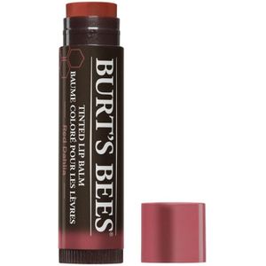 Burt's Bees 100% natuurlijke getinte lippenbalsem Red Dahlia, met sheaboter en plantaardige was, 1 stift