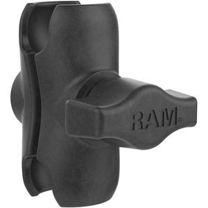 Rammount Composite Short Double Socket Arm 1"